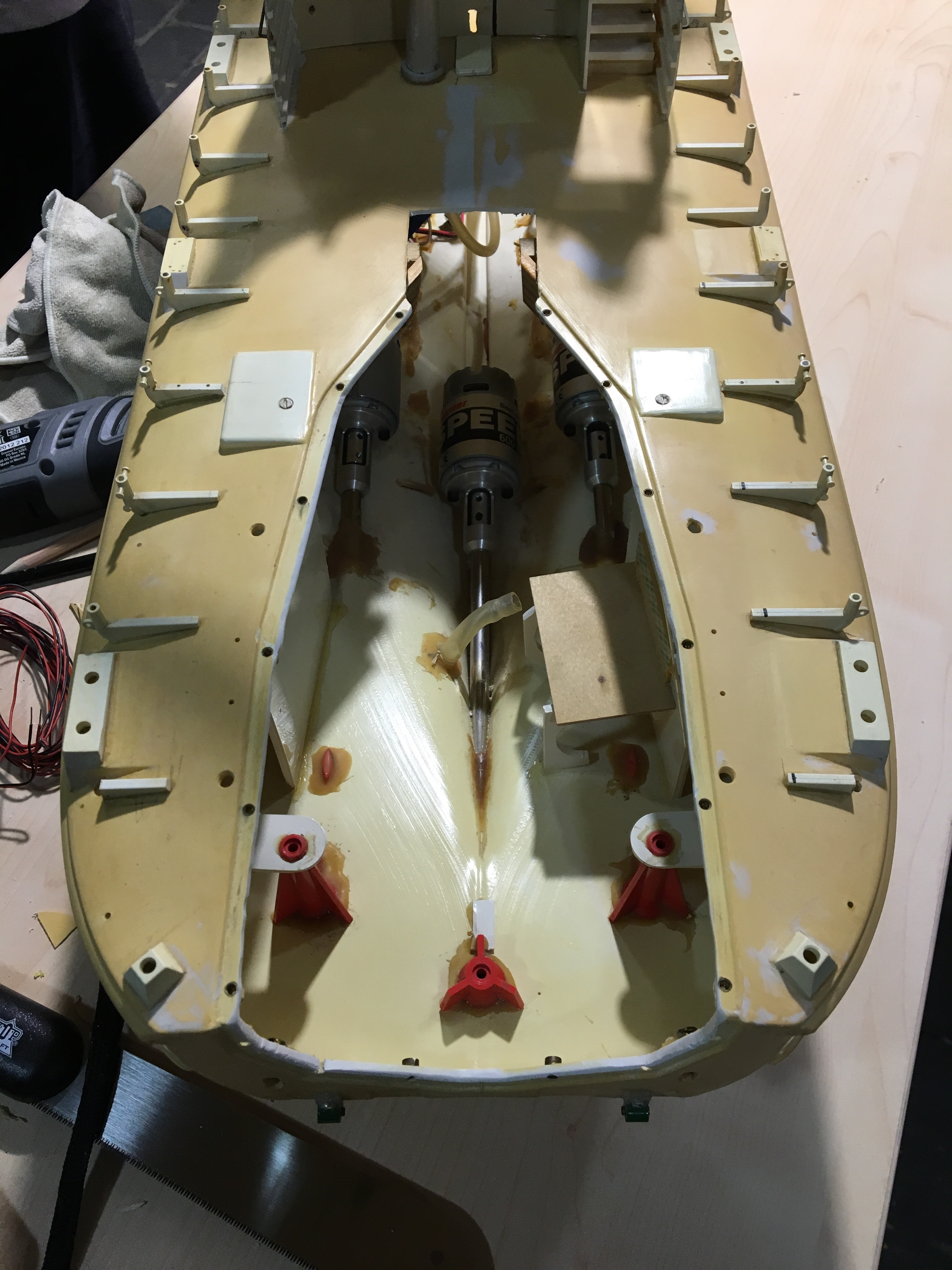 Ausschnitt Tochterbootwanne